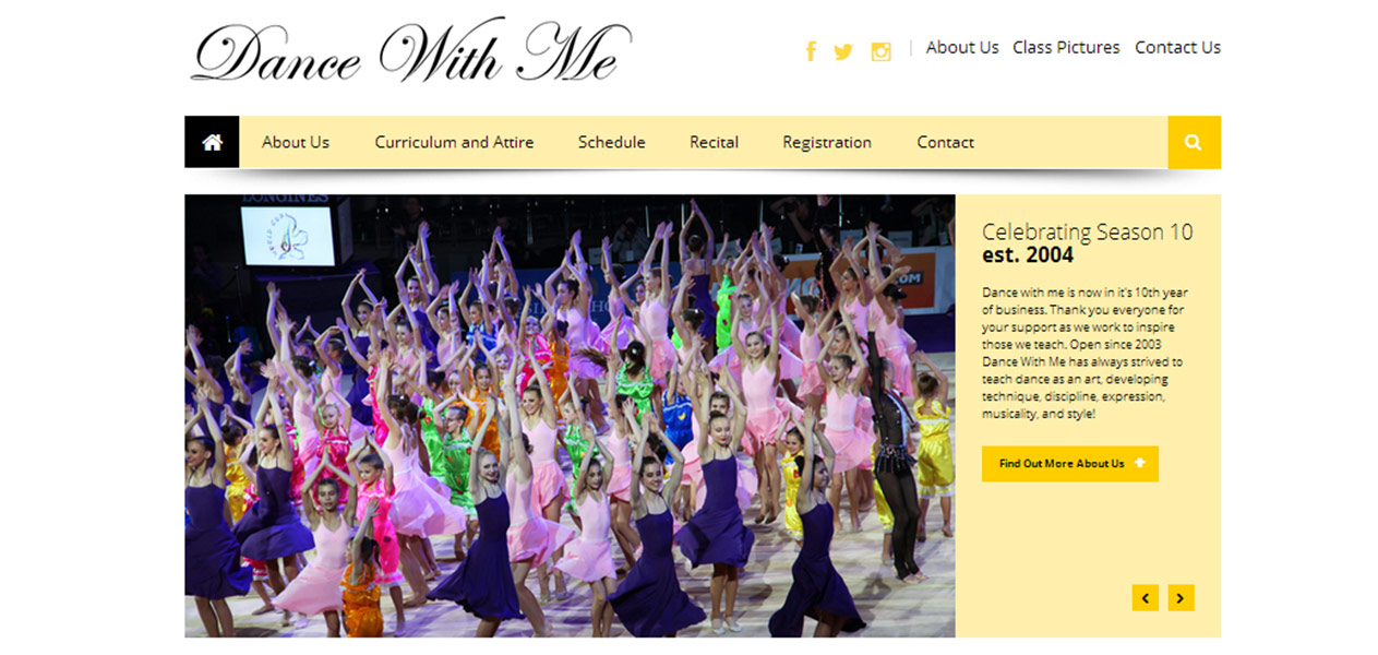 Dance With Me Website